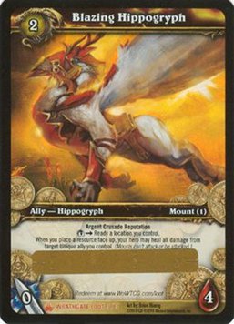 Blazing Hippogryph (Loot) - Wrathgate
