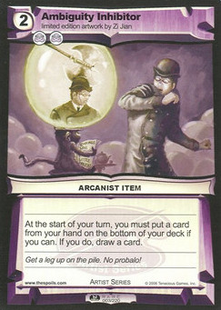 Ambiguity Inhibitor - First Edition