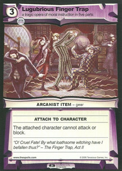 Lugubrious Finger Trap - First Edition
