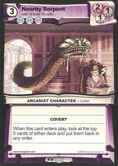 Nearby Serpent - First Edition