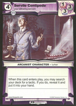 Servile Centipede - First Edition