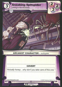Sneaking Spitspider - First Edition