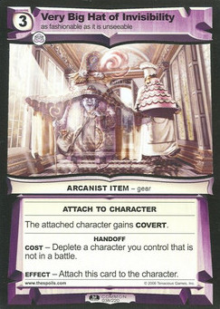 Very Big Hat of Invisibility - First Edition