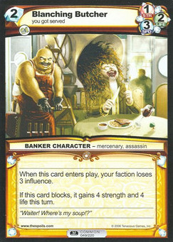 Blanching Butcher - First Edition