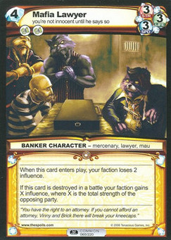 Mafia Lawyer - First Edition