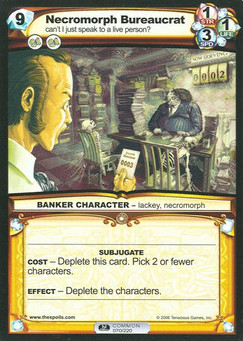 Necromorph Bureaucrat - First Edition
