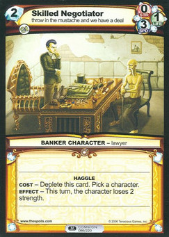 Skilled Negotiator - First Edition