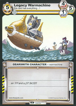 Legacy Warmachine - First Edition
