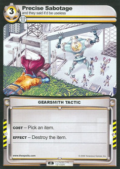 Precise Sabotage - First Edition