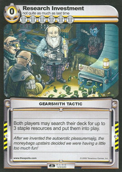 Research Investment - First Edition