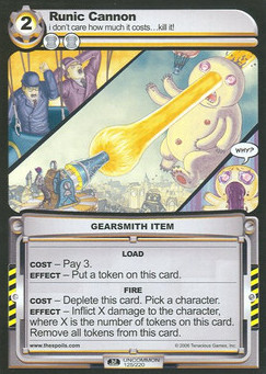 Runic Cannon - First Edition