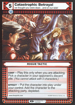 Catastrophic Betrayal - First Edition