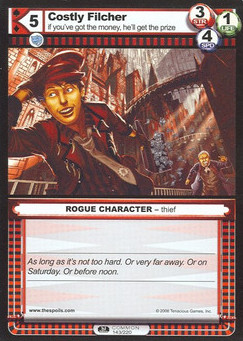 Costly Filcher - First Edition