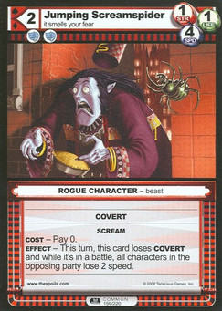 Jumping Screamspider - First Edition