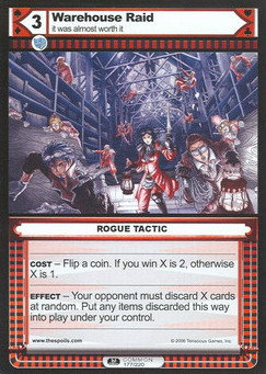 Warehouse Raid - First Edition