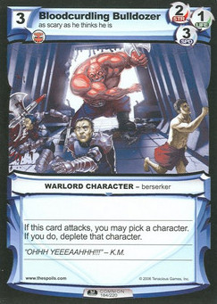 Bloodcurdling Bulldozer - First Edition