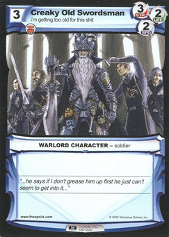 Creaky Old Swordsman - First Edition