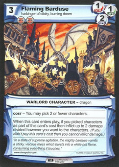 Flaming Barduse - First Edition