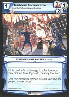 Heirloom Incinerator - First Edition
