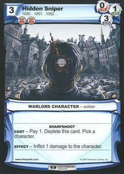 Hidden Sniper - First Edition