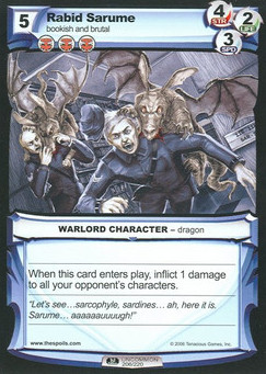 Rabid Sarume - First Edition