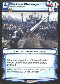 Reckless Challenger - First Edition