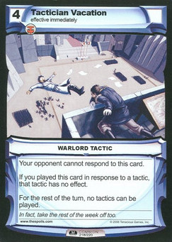 Tactician Vacation - First Edition
