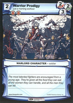 Warrior Prodigy - First Edition