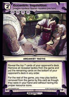 Eccentric Inquisition - First Edition Part 2