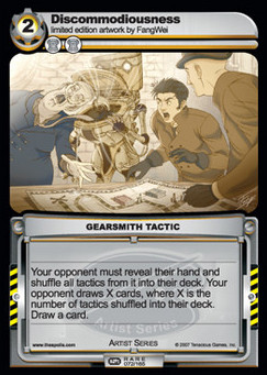 Discommodiousness - First Edition Part 2