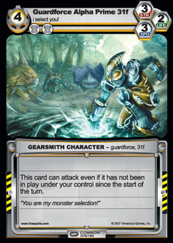 Guardforce Alpha Prime 31f - First Edition Part 2