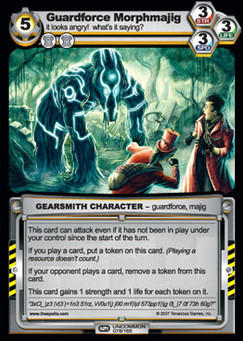 Guardforce Morphmajig - First Edition Part 2