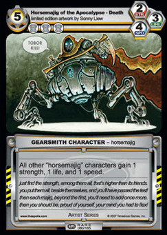 Horsemajig of the Apocalypse - Death - First Edition Part 2