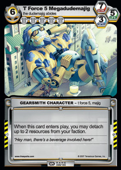 T Force 5 Megadudemajig - First Edition Part 2