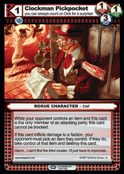 Clockman Pickpocket - First Edition Part 2