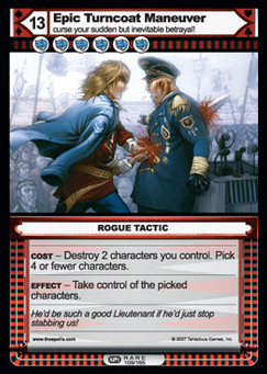 Epic Turncoat Maneuver - First Edition Part 2