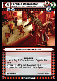 Forcible Depredator - First Edition Part 2