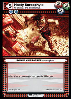 Hasty Sarcophyle - First Edition Part 2