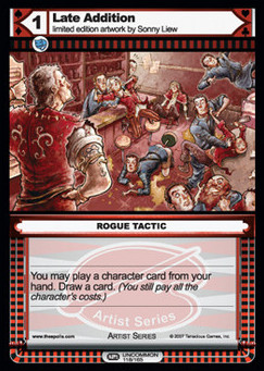 Late Addition - First Edition Part 2