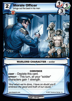 Morale Officer - First Edition Part 2