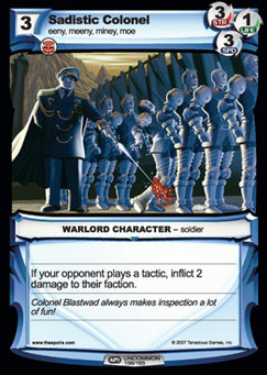 Sadistic Colonel - First Edition Part 2