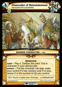 Chancellor of Reinstatement - Seed