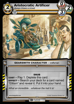 Aristocratic Artificer - Seed