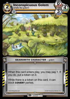 Inconspicuous Golem - Seed