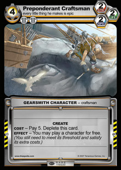 Preponderant Craftsman - Seed