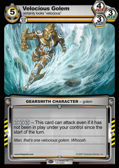 Velocious Golem - Seed