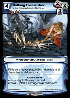 Balking Foecrusher - Seed