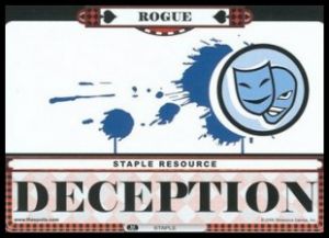 Deception - First Edition