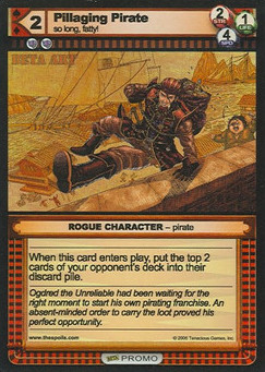 Pillaging Pirate - Promos