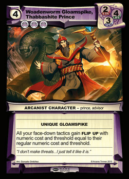 Woadenworm Gloamspike, Thabbashite Prince - Seed 2